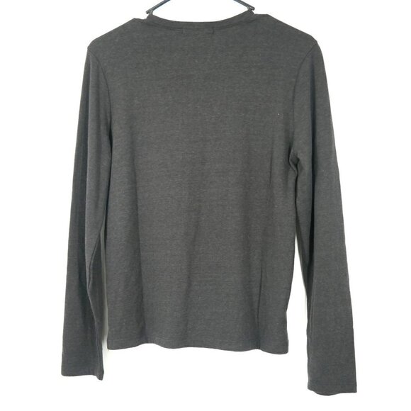 NWT Marine Layer Double Knit Henley in Faded Black Small - Picture 5 of 5